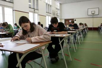 Leerlingen Havo doen examen Grieks.
