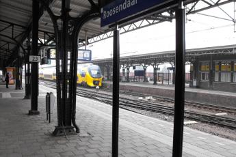 Aankomst op station Roosendaal.